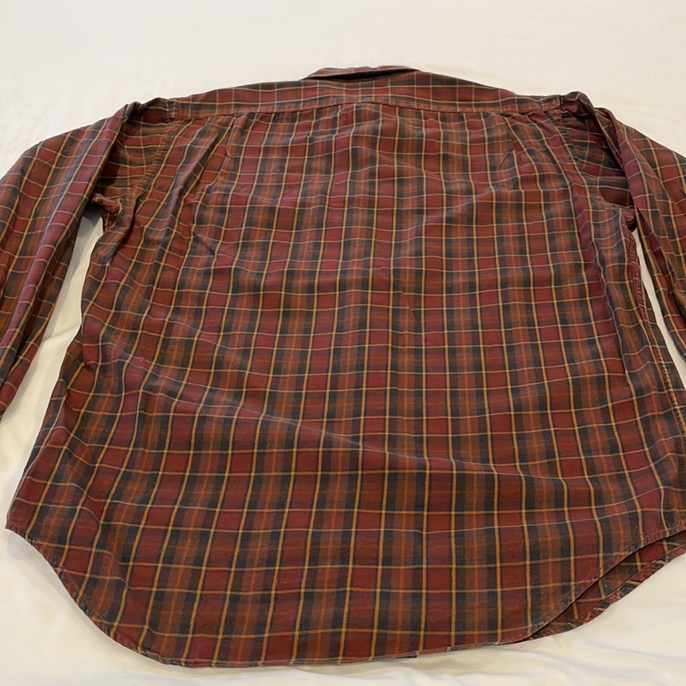 Polo Ralph Lauren Men L/S Shirt Glover Medium Red/Black Plaid Flannel - Picture 8 of 8